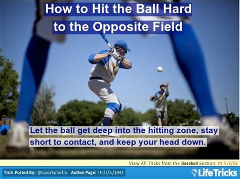 Baseball How To Hit The Ball Hard To The Opposite Field Baseball