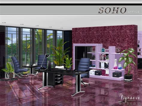 Sims 4 Ccs The Best Soho Office By Nynaevedesign