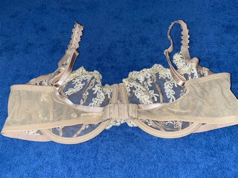 nwot felina lingerie beige underwire lace bra size 38c ebay
