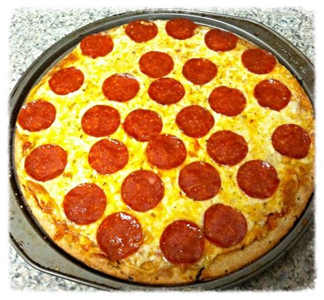 Pepperoni Pizza Yummy Pizza I Made What The Pizza In T Flickr