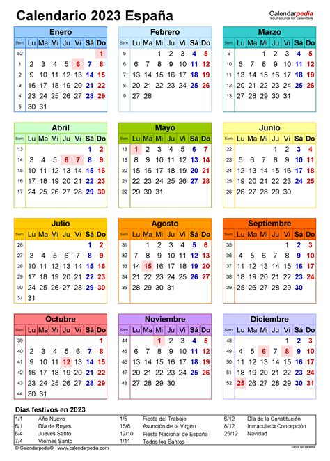 List Of Calendario 2023 En Español Para Imprimir Ideas Calendar With