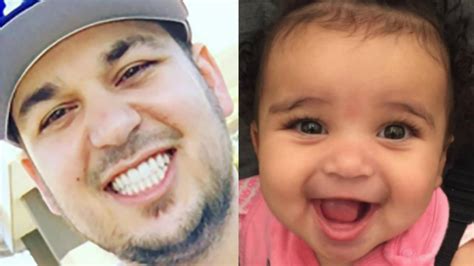 rob kardashian shares adorable photo of daughter dream sitting up on her own