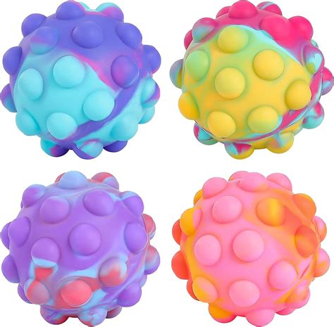 Amazon Com Pop Ball It Fidget Toys PCS D Squeeze Pop Ball Its Fidget Toy Bath Toys Anti