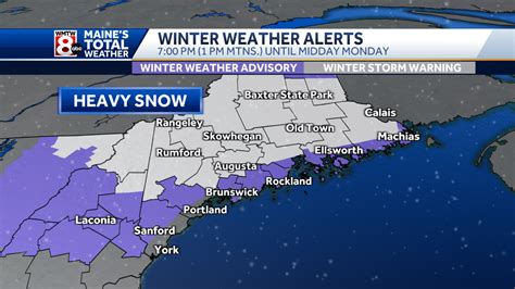 Winter Storm Warning And School Closings In Maine Latest Updates From