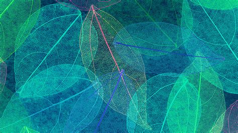 Download, share or upload your own one! vm24-color-blue-leaf-art-fall-nature-pattern-wallpaper