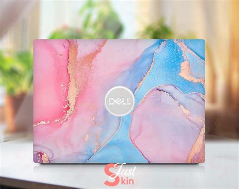 Custom Skins For Dell Laptops Pre Cut Full Coverage Colored Marble