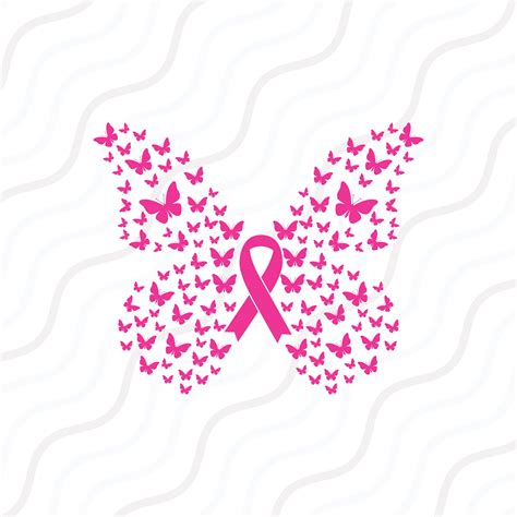 Butterfly Cancer SVG Pink Out SVG Cancer Awareness SVG Cut - Etsy Ireland