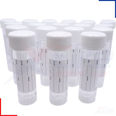 30ml Universal Specimen Container Scew Top Labelled Sample Bottle Nhs