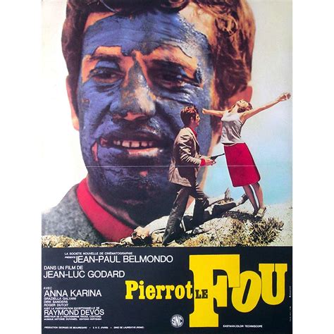 Pierrot Le Fou French Movie Poster