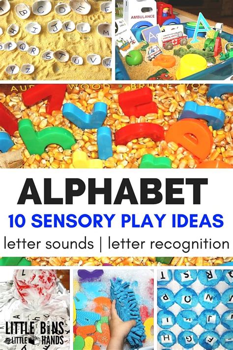 Learning Letters With Alphabet Sensory Play Little Bins For Little Hands