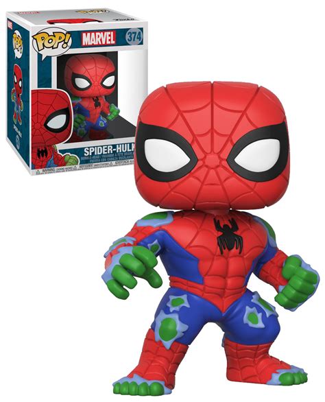 Funko Pop Marvel 374 Spider Hulk 6 Super Size New Mint Condition
