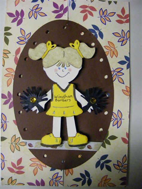 Cheerleader Birthday Cricut Card Kids Birthday Cards Cards Kids Cards