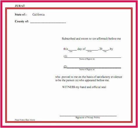 Notary Signature Block