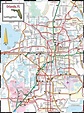 Mapas Detallados de Orlando para Descargar Gratis e Imprimir
