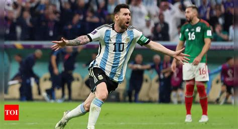 Fifa World Cup 2022 Argentina Vs Mexico Highlights Messi Helps Argentina Beat Mexico 2 0 The