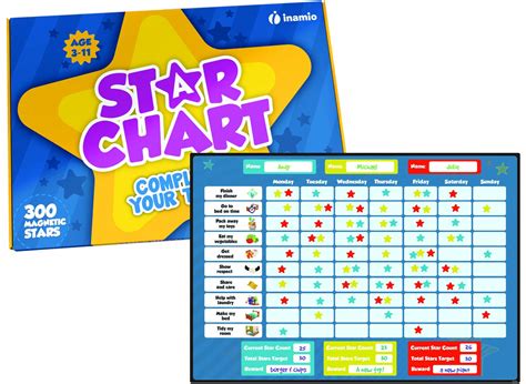 Buy Star Chart For Kids Magnetic Rewards Chore Chart For