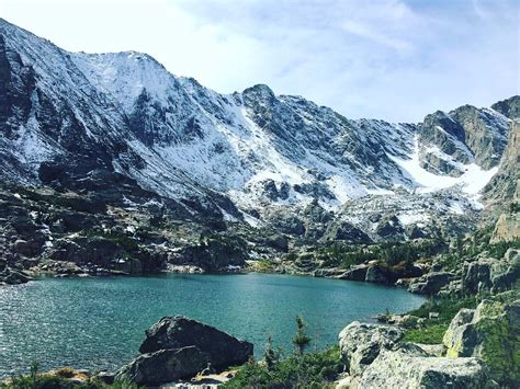 Sky Pond At The End Of The Glacier Gorge Trailhead At The Rockies In Co