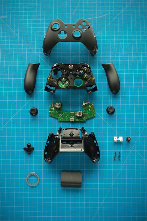 Hd Wallpaper Exploded View Diagram Controllers Xbox Parts Remote