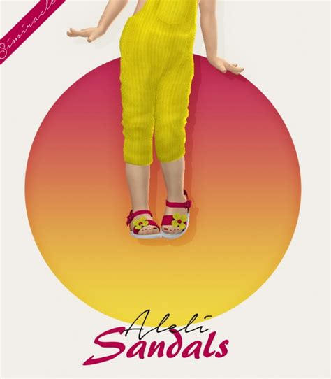 Aleli Sandals Toddler Version 3t4 At Simiracle Sims 4 Updates