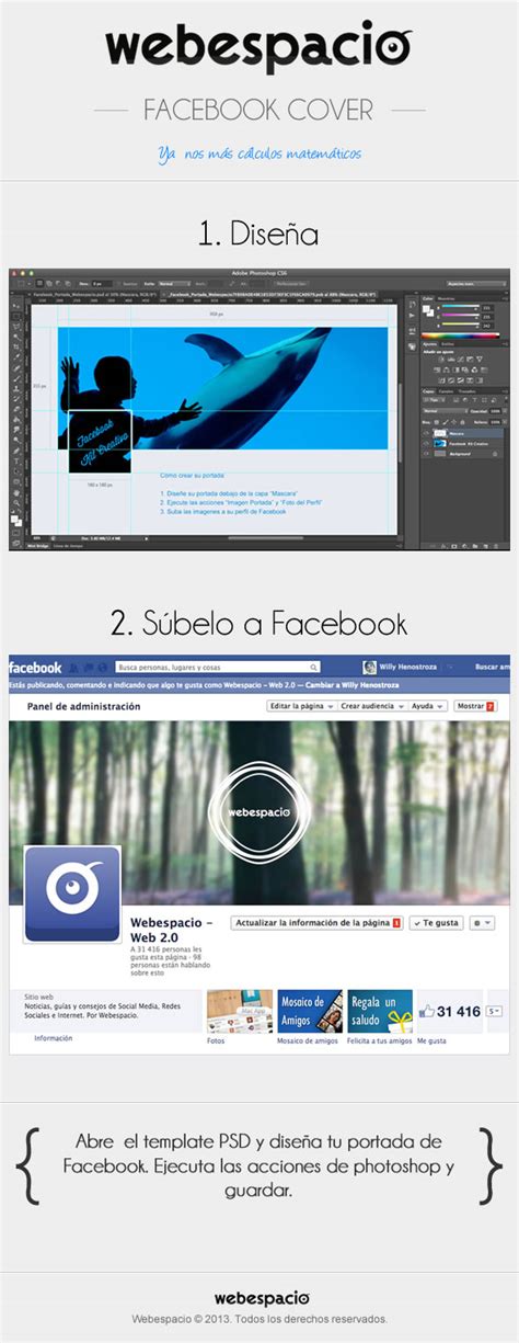 Plantilla Para Diseñar Tu Portada De Facebook Gratis Psd