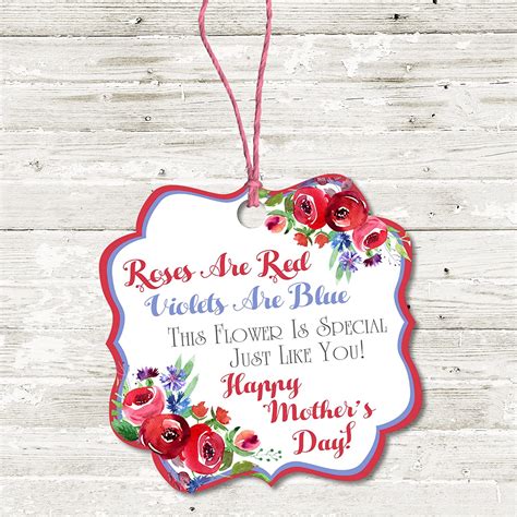 It's not too late to make her day with the perfect present. Amazon.com: Mothers Day Tags, Mothers Day Flower Tags ...