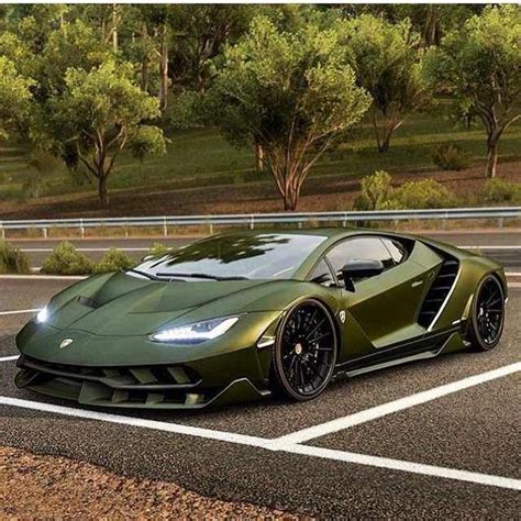 Green Lamborghini Cars