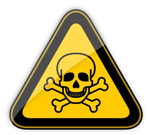 Toxic Warning Sign Png Clipart