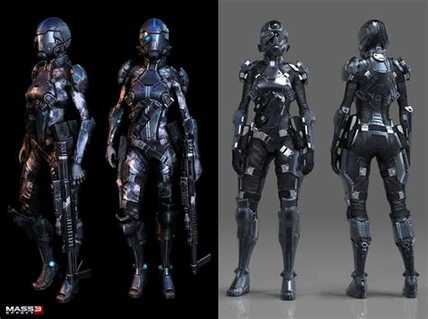 Mass Effect 3 Mass Effect Female Armor Sci Fi Armor