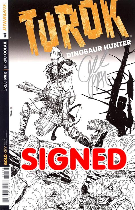 Turok Dinosaur Hunter Vol 2 1 Cover L Incentive Bart Sears Line Art