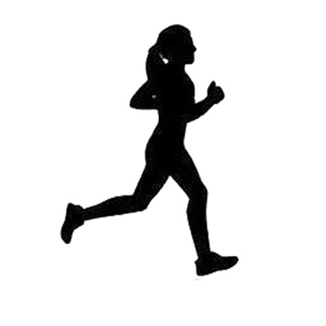 Girl Running Silhouette At Getdrawings Free Download