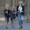 Naomi Watts walks with her two sons - Celebs out with their cute kids ...