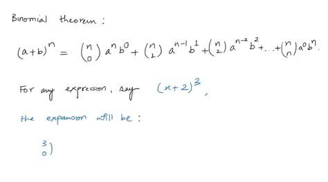 ⏩solvedexplain How To Use The Binomial Theorem To Expand A Numerade