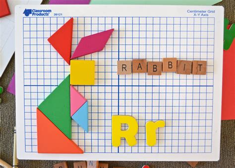 Tangram Block Wall Personalized Sign With Custom Name Or Word