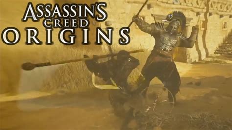 Assassin S Creed Origins Brute Commander Boss Fight Youtube