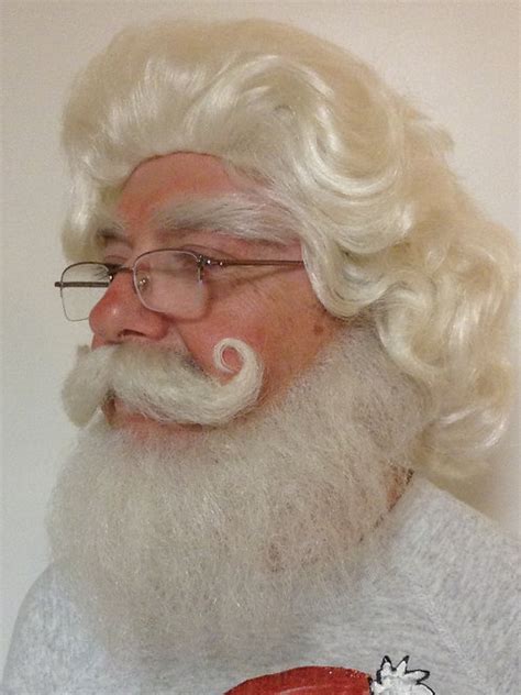 Santa Wig Set Wig Beard Mustache Mustacheparlor