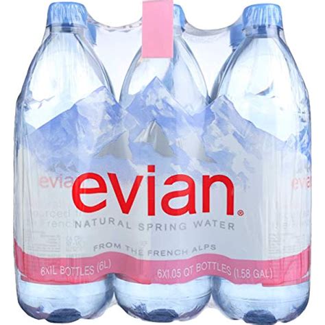 Buy Evian Natural Spring Water 1 Liter 12 Count Online At Lowest Price