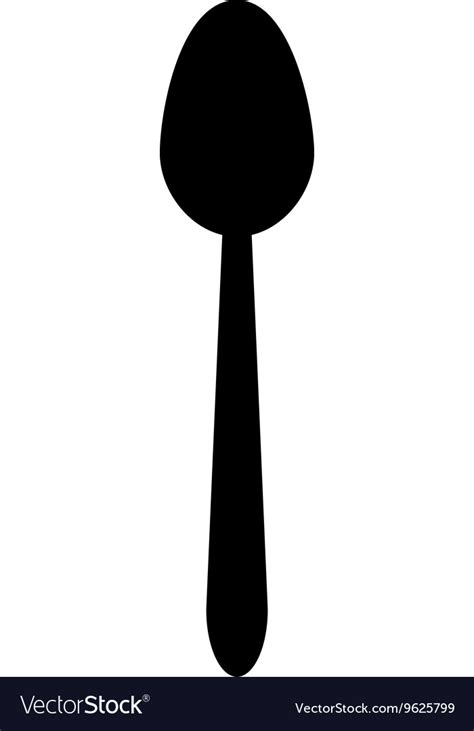 Kitchen Wooden Spoon Icon Royalty Free Vector Image