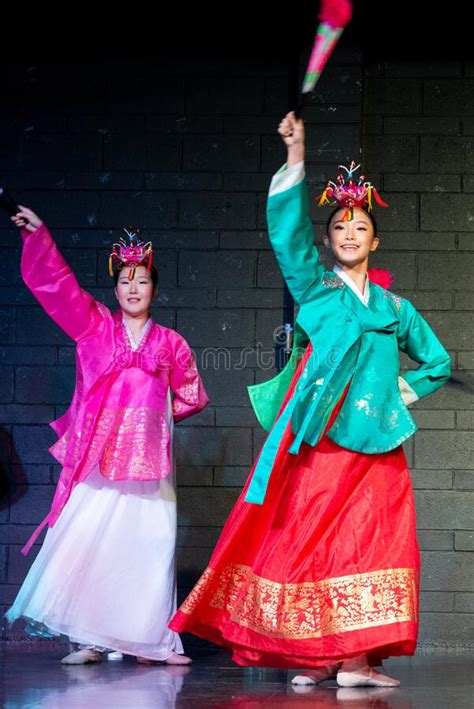 Korean Dance Buchaechum In Folklorama Editorial Photography Image Of