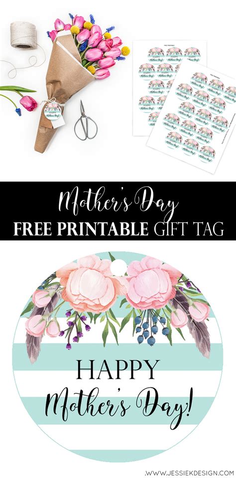 Mothers Day Gift Tag Printable Printable Word Searches
