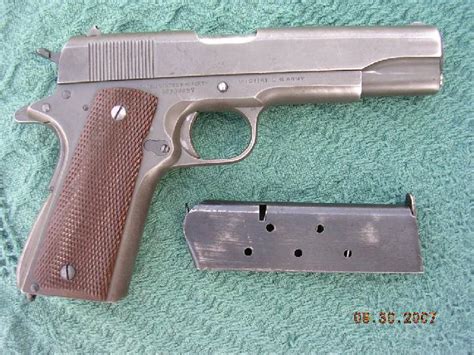 Colt 1911a1 1942 Wwii Navy 45 Caliber 1911 A1 For Sale At Gunauction