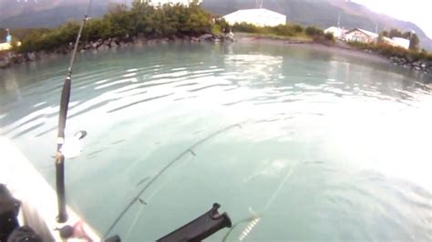 Cohosilver Salmon Fishing In Valdez From A Kayak Youtube