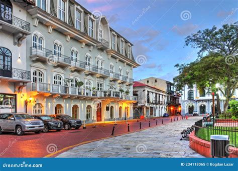Central Hotel Panama Stock Image Image Of Entrance 234118065