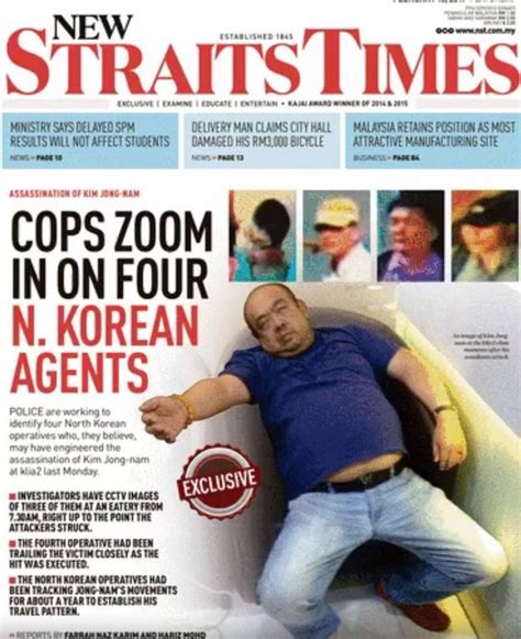 It is malaysia's oldest newspaper still in print, having been founded as the straits times in 1845, and was reestablished as the new straits times in 1965. Inside North Korea's secret 'honey trap' spy programme ...