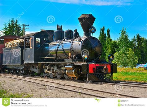 Narrow Gauge Steam Locomotive Editorial Stock Image