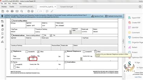 How To Fill Up Canada Tourist Visa Form How To Complete Imm 5257 And