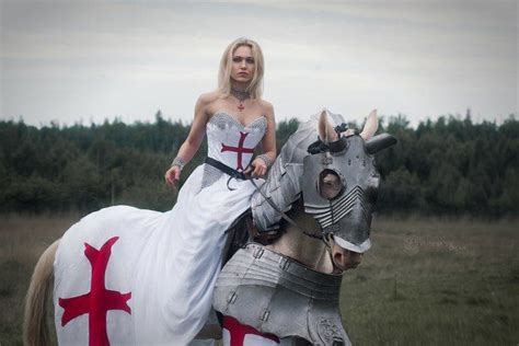 Templar Female Crusader Female Knight Costume Female Knight