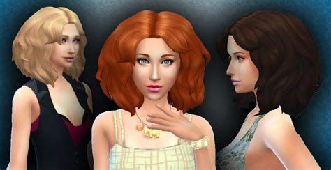 Maxis Match Cc For The Sims 4 • Sssvitlans Medium Messy Hair By