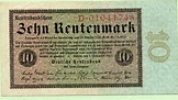 Deutsches Reich, 10 Rentenmark 1923 Weimarer Republik, EF+ | MA-Shops