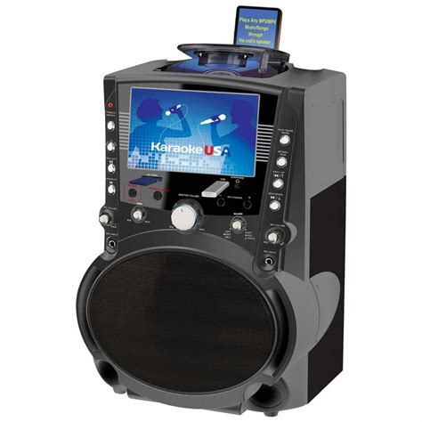 Karaoke Usa Gf757 Complete Bluetooth Karaoke System 50 Watt Power