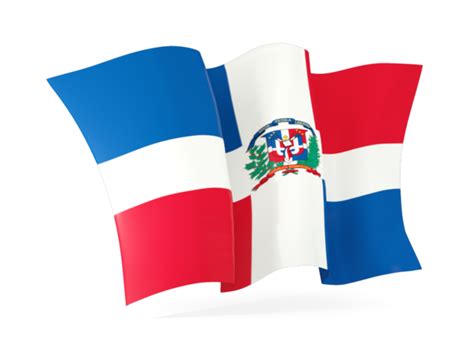 Waving Flag Illustration Of Flag Of Dominican Republic